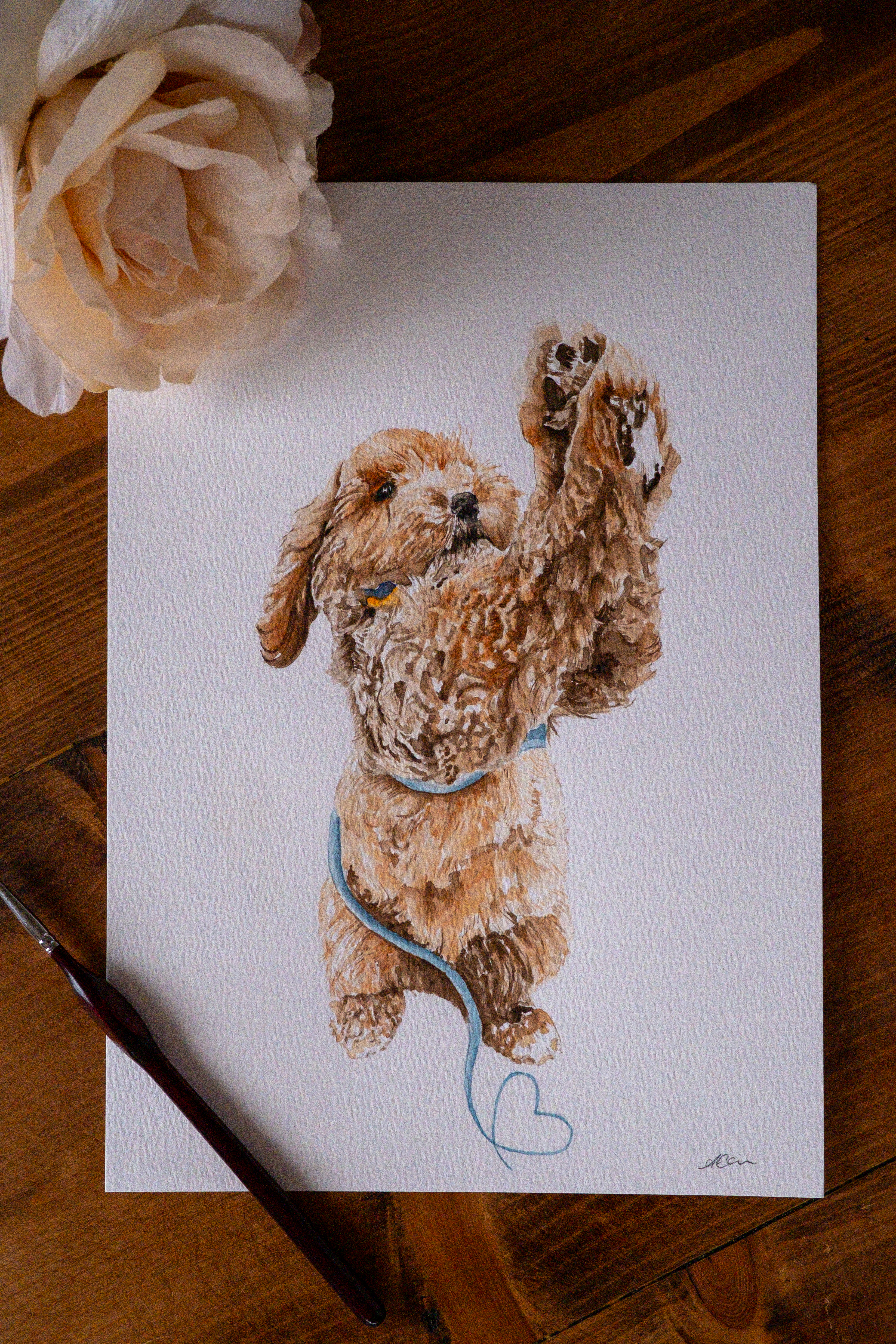 Dog Watercolour